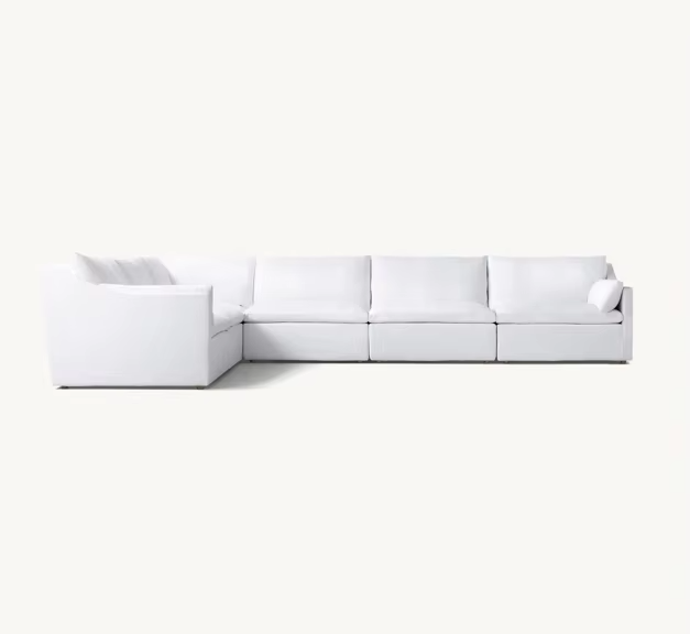 Picture of Modern Cloud Modular Slope Arm Left-Arm L-Sectional Hotel Living Room Bedroom Furniture