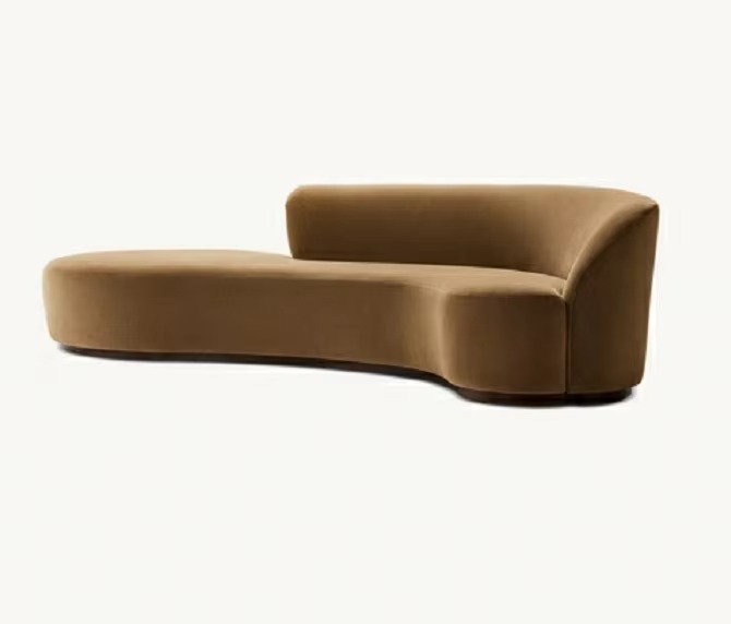 Picture of Modern Copenhagen Right-Arm Asymmetrical Sofa Hotel Living Room Bedroom Furniture